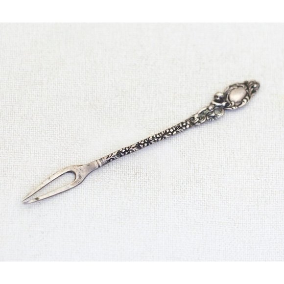 Vintage Avant Garde Silver Stylish Spoon, Marked 800 - A24 - Picture 1 of 6